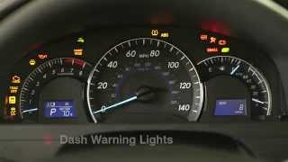 Camry How To Dashboard Warning Lights 2014 5 Toyota Camry [upl. by Kaehpos528]