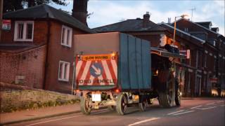 Burrell Showmans Engine No 3526  Lightning II Bedford to the New Forest [upl. by Okimuk359]