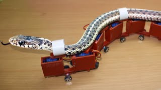 how to make snake robot model using servo at your home [upl. by Cardie]