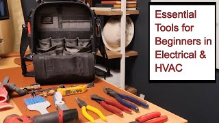 Essential Tools for Beginners in Electrical amp HVAC [upl. by Barkley]