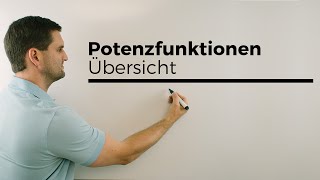 Potenzfunktionen Übersicht Basis Exponent Verlauf  Mathe by Daniel Jung [upl. by Scarrow367]