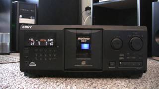 SONY CDPCX335 Mega Storage CD Player [upl. by Beckett]