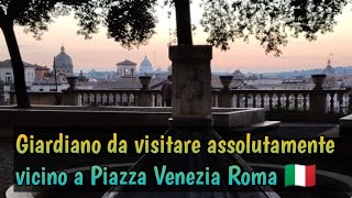 ROMA 🇮🇹  Giardino da visitare assolutamente vicino a Piazza Venezia Roma  Piazzale Caffarelli [upl. by Ariaz]