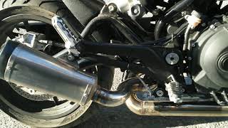 BENELLI LEONCINO 500 CUSTOM EXHAUST  SS LINK PIPE  SALYANGOZ BORU [upl. by Eltsyrk136]