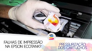 Tutorial  Falha de Impressão  EPSON L395 L396 L355 L365 L375 L395 L455 L495 L800 L1300  SULINK [upl. by Angelico552]