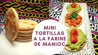 galettes sans gluten ou mini tortillas a la farine de manioc [upl. by Yarg]