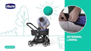 How to use Fully carrycot  Chicco  English [upl. by Nelak]