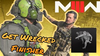 Get Wrecked Finishing Move ENDOWMENT WARRIOR PACK  Modern Warfare 3 [upl. by Novihc31]