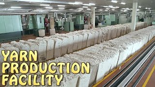 Yarn Manufacturing Process  Cotton  How its Made [upl. by Nahgiem]