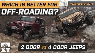 How To Choose The Right Jeep For OffRoading  Wrangler JK 2 Door vs 4 Door OffRoad Comparison [upl. by Akers]