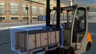 Forklift Truck Simulator 2009 review [upl. by Alpert28]