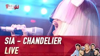 Sia  Chandelier  Live  C’Cauet sur NRJ [upl. by Acissey605]