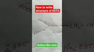 How to write structure of EDTA shorts [upl. by Nathanial]