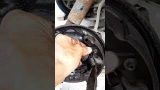 Remove Return spring Brake shoe [upl. by Dilisio]