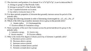 CHEMISTRY THE PERIODIC TABLE [upl. by Ilka460]