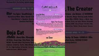 Coachella 2024 Lineup [upl. by Roinuj]