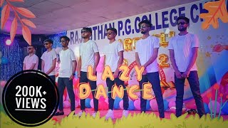 Lazy Dance  Rajasthan PG College Chirawa [upl. by Meridel]