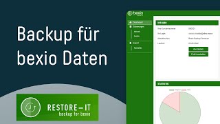 Backup für bexio Daten erstellen mit RESTOREIT  bexio Marketplace [upl. by Nnahgiel]