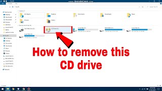 How to deleteremove Power ISO drive  An error occured while ejecting CD drive in windows 7810 [upl. by Dorehs]