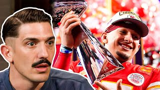 Andrew Schulz REACTS To Patrick Mahomes Winning The Super Bowl [upl. by Aikehs961]