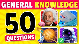 How Good is Your General Knowledge Take This 50Question Quiz To Find Out [upl. by Lordan]