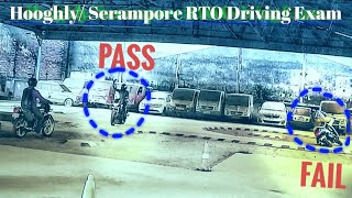 Driving Licence Test  RTO Driving Test  Hooghly RTO  Serampore RTO  Test track  Chuchura RTO [upl. by Nodnnarb489]