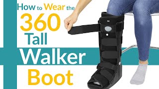 Standard Pneumatic Walking Boot Tall  SUP2028BLK [upl. by Questa]