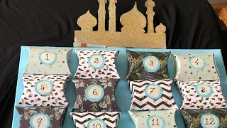 Ramadan Kalender maken  Ramadan 2020 Calender diy [upl. by Tterrej416]