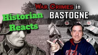 ATTACKED Field Hospital in BASTOGNE  Historian Reaction [upl. by Atnwahsal921]