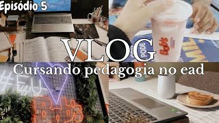 Cursando pedagogia no ead  Ep 5  Thalia Ariadnaッ 4 dias comigo Vlog de rotina [upl. by Dduj942]