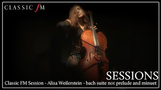 Alisa Weilerstein  Bach Suite No1 Prelude and Minuet  Classic FM Sessions [upl. by Sema52]