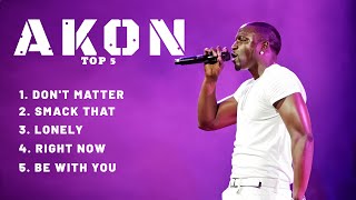 quotTop 5 Timeless Akon Hits That Defined the 2000squot [upl. by Atenahs843]