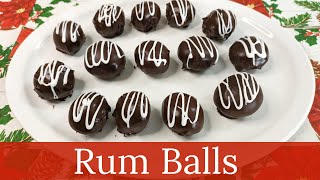 Rum balls  Easy rum balls recipe  rum balls recipe [upl. by Suilienroc]