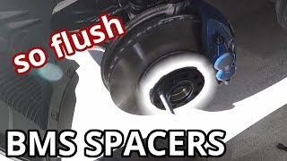 FLUSH FITMENT  BMS Spacers Install BMW M240i [upl. by Cerf]