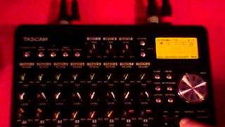 TASCAM DP 008 Overview and Real Time Recording with Synths [upl. by Eeral]