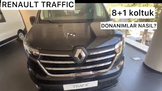 Renault Trafic 20 dci 170 bg 81 Koltuk İnceleme  Donanımları Nasıl [upl. by Aciemaj]