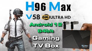 H96 Max V58 RK3588 Octa Core 64bit Android 12 TV Box review [upl. by Anin]