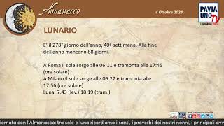 ALMANACCO  4 OTTOBRE [upl. by Dollar719]