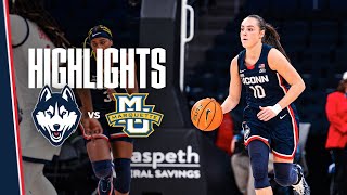 HIGHLIGHTS  UConn Womens Basketball at Marquette [upl. by Stoddart]