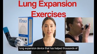 Lung Expansion Exercises  AirPhysio Lung Expansion Device [upl. by Yokoyama]