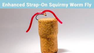 Tying the Improved Squirmy Worm Fly Pattern  Enanced Strap On Method [upl. by Gonzalo]