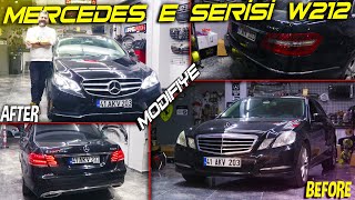 MERCEDES E SERİSİ  W212  MAKYAJLI KASA AMG DÖNÜŞÜM [upl. by Erastus]