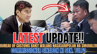 BOC WALANG MASAMPOLAN NA SMUGGLER COMMISSIONER SINABON NI SEN RAFFY TULFO [upl. by Grimaldi]