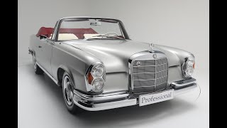 MercedesBenz 250 SE W111 1965 Cabrio PROFESSIONAL Auto detailing [upl. by Aleek]