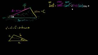 Lei dos cossenos para determinar inclinação [upl. by Ahsinnek]