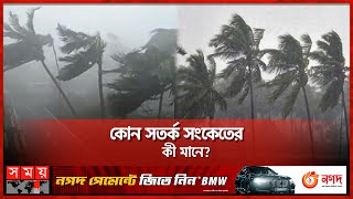 ঘূর্ণিঝড়ে কী ধরণের সংকেত দেখানো হয়  Cyclone Mocha  Weather Update  Somoy TV [upl. by Elicul]