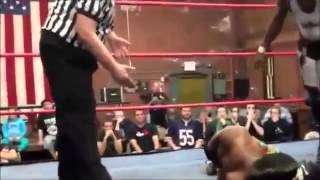 Wrestler Breaks His Neck Doing BackFlip [upl. by Narat]