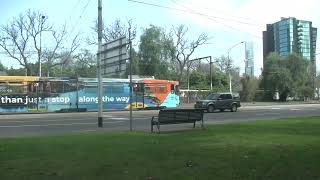 AW Albury Wodonga tourism tram B2 2062 Wellington Parade [upl. by Mattheus]