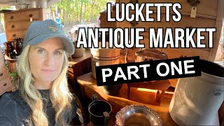 I Spent 4 Hours at this Huge Antique Market Lucketts Fall Market Shop with me [upl. by Samohtnhoj]