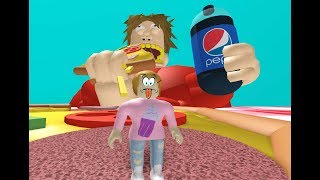 Roblox Escape The Giant Fat Guy With Molly [upl. by Pilihp]